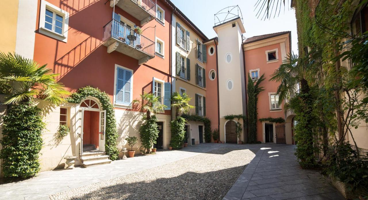 Residenza Dei Fiori Aparthotel Cannero Riviera Bagian luar foto