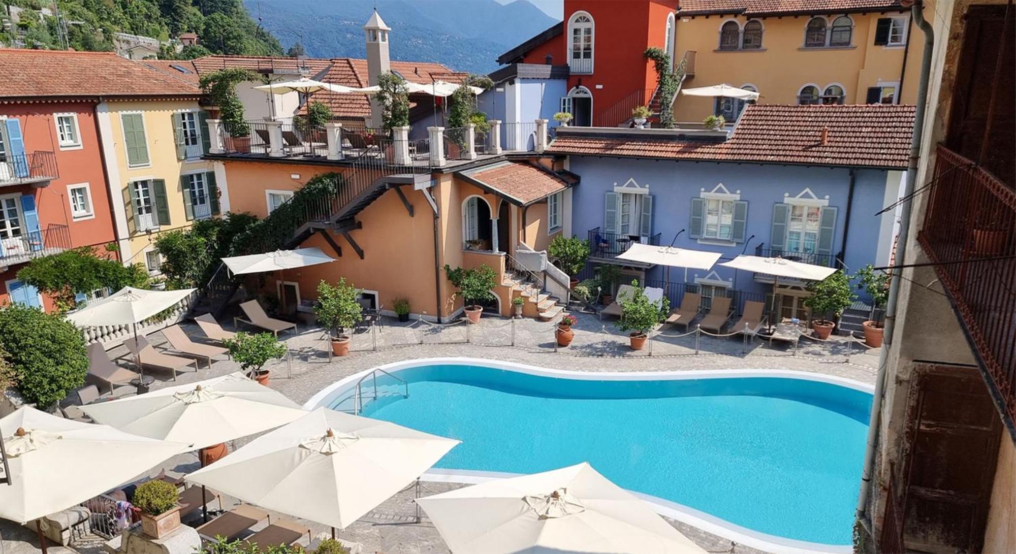 Residenza Dei Fiori Aparthotel Cannero Riviera Bagian luar foto