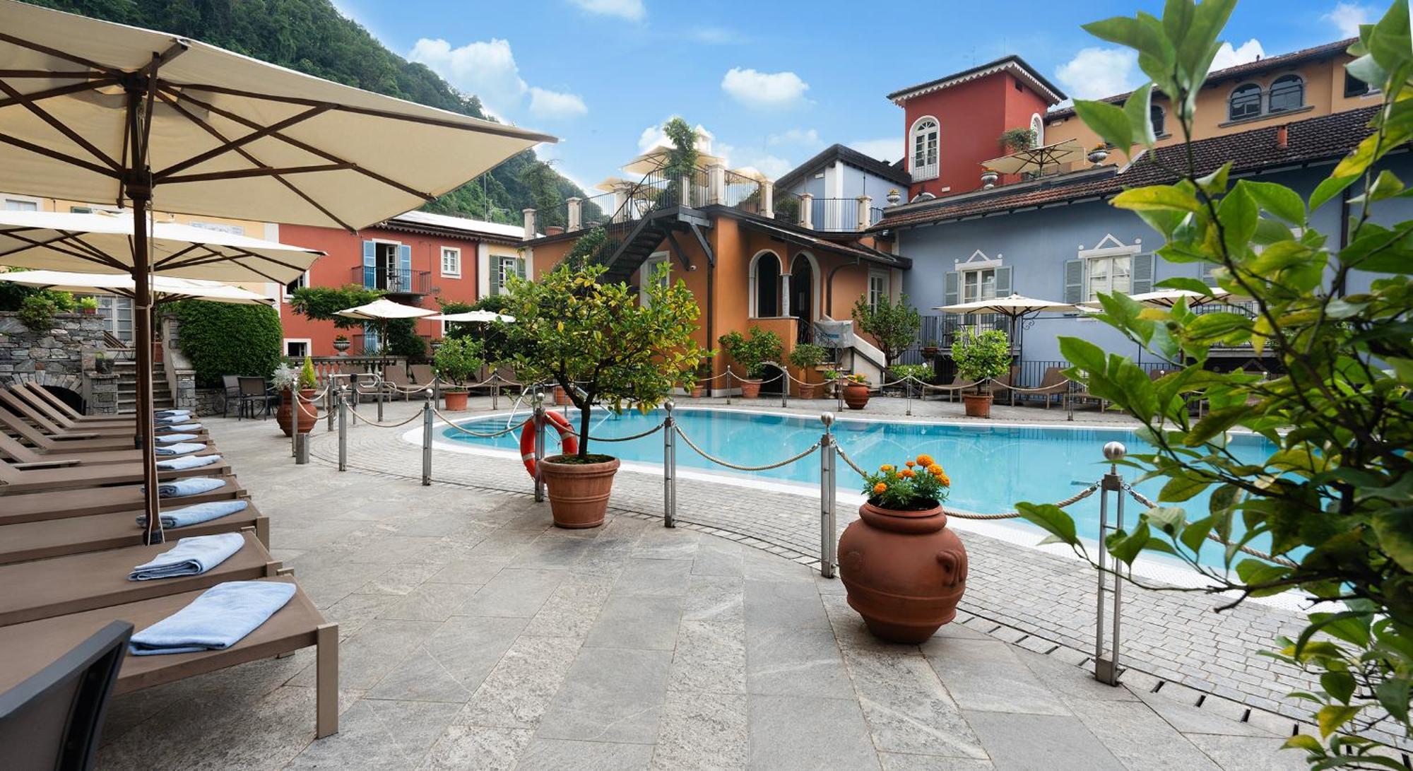 Residenza Dei Fiori Aparthotel Cannero Riviera Bagian luar foto